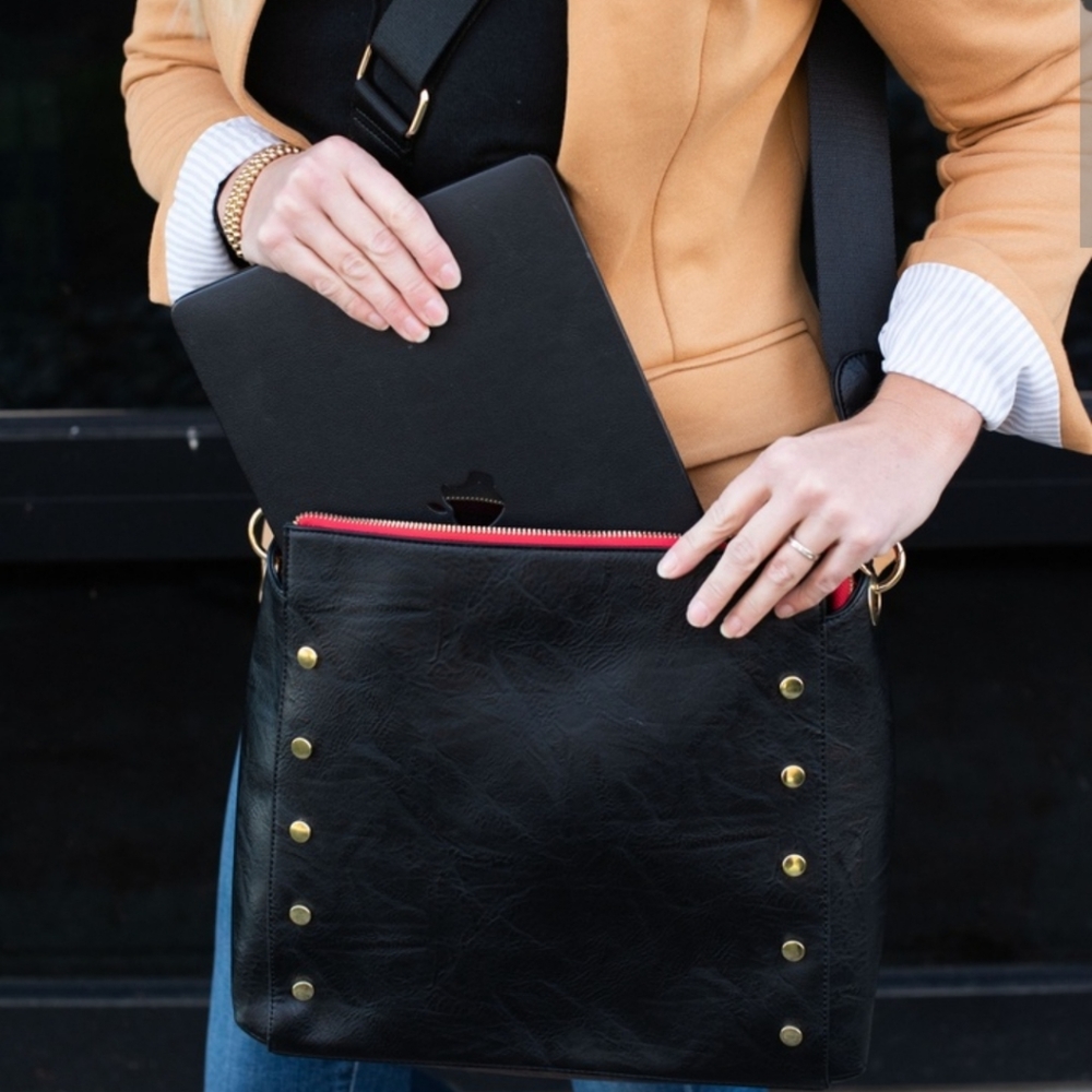 Social Threads x Living In Yellow Studded Vegan Bag - New with tags